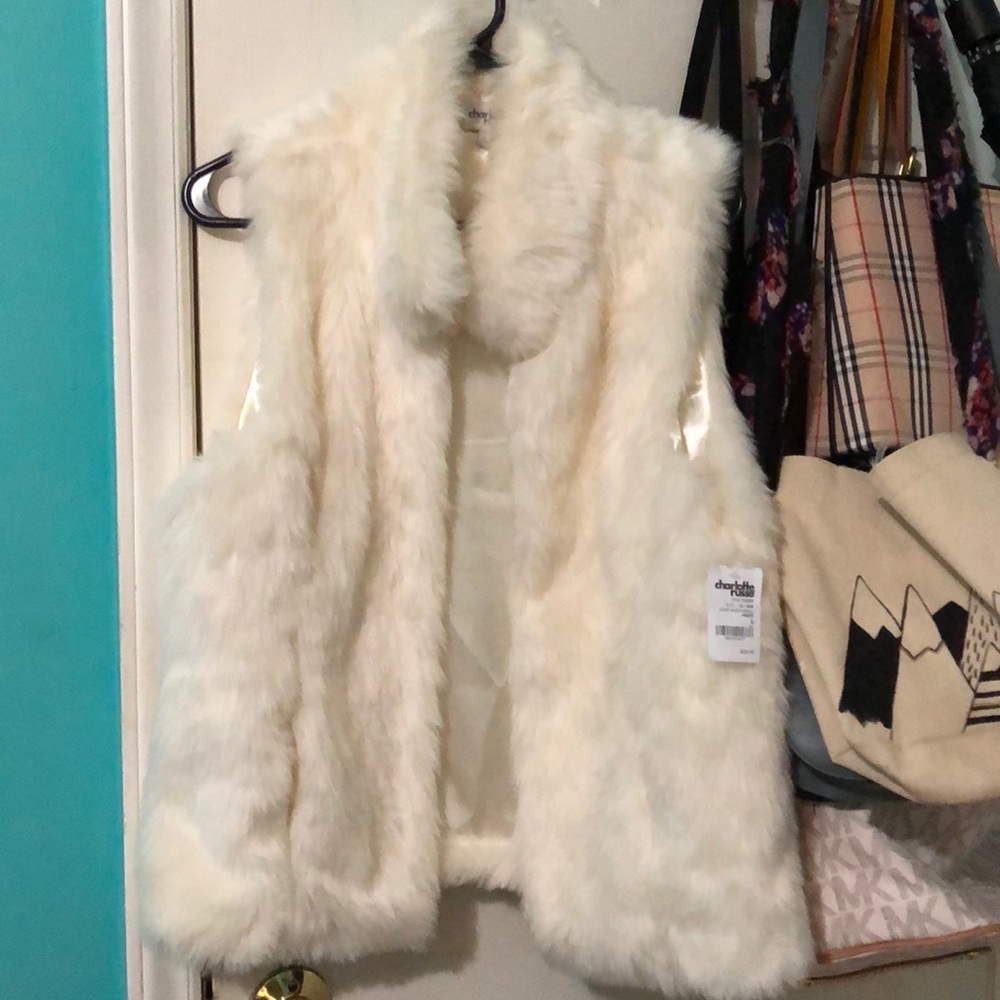 White Fur Vest